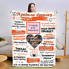 Плед 3D зі своїми фото "Правила дому" 3032_C 13593 80х100 см Київ