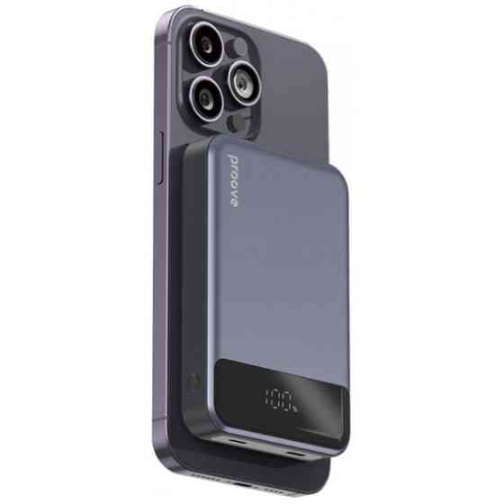 Power Bank Proove Hoodman Magnetic 20W 10000mAh Gray (PBH120010003) (Код товару:41617) Харків
