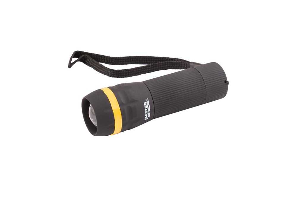 Фонарь с регулировкой фокуса MASTERTOOL 103х31 мм LED 3xAAA ABS 94-0801 Харків - зображення 1