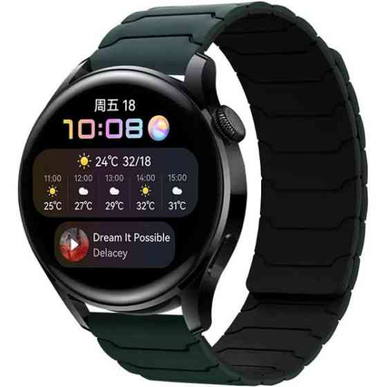 DM Ремінець Armor Magnetic Band 20 mm Універсальний Dark Green/Black Харьков