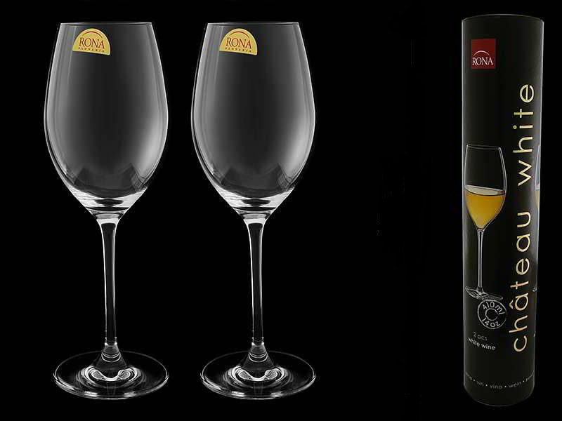 Набір келихів для вина Rona Chateau set 6558-0-410 410 мл 2 шт Київ - зображення 1