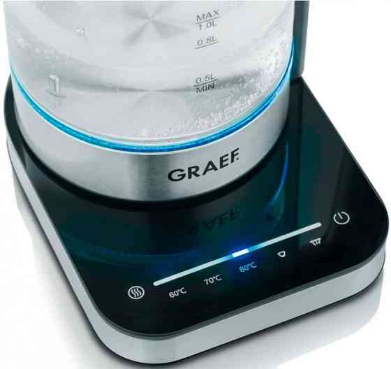 Электрочайник GRAEF WK350EU 1 л серебристый Киев
