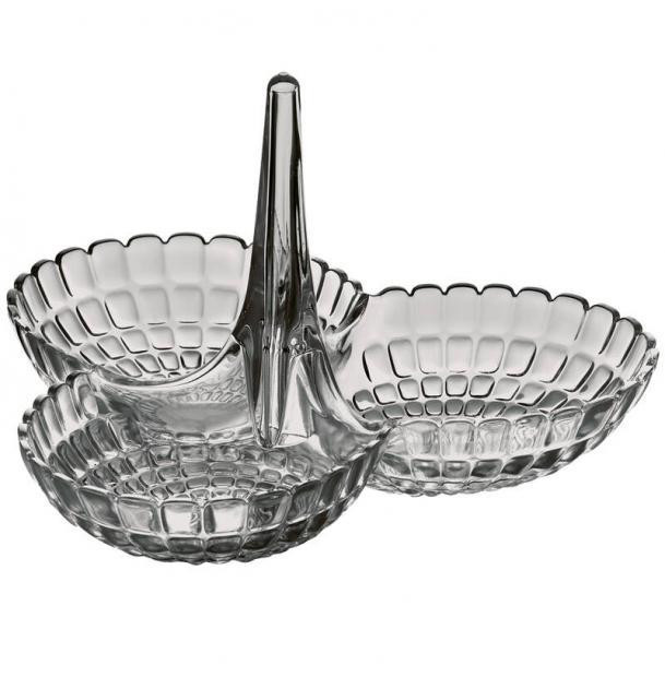 Менажниця Guzzini Tiffany 19920092 25х15,5х23,5 см сіра Київ - зображення 1
