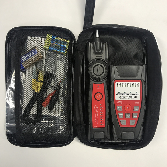 Кабель-тестер (RJ-45 и RJ-11) BENETECH GT66 Харків - зображення 5
