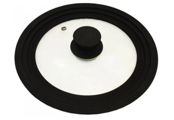 Кришка універсальна Frico FRU-1002-Black 20-24 см чорна Київ - зображення 1