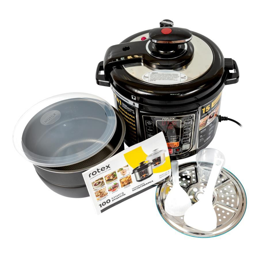 Мультиварка-Скороварка 5 л Rotex REPС57-B Київ - зображення 6