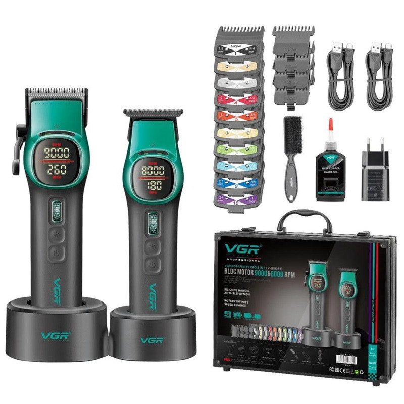 Комплект длят стрижки VGR V-885 S2 GREEN зеленый Киев - изображение 1