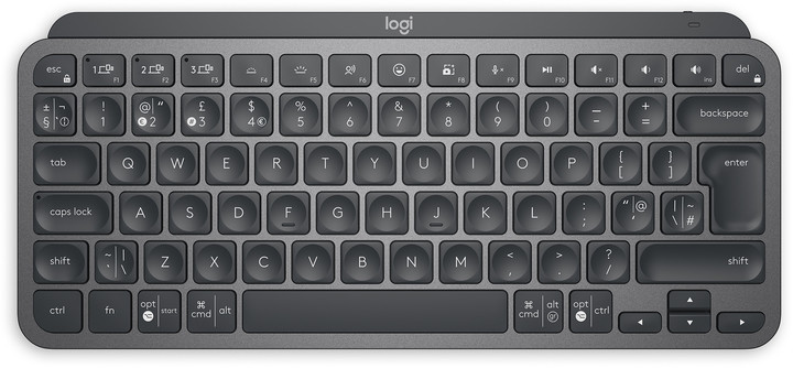Клавиатура компьютерная безпроводная Logitech MX Keys Mini Illuminated Graphite L920-010498 графитов Киев - изображение 1