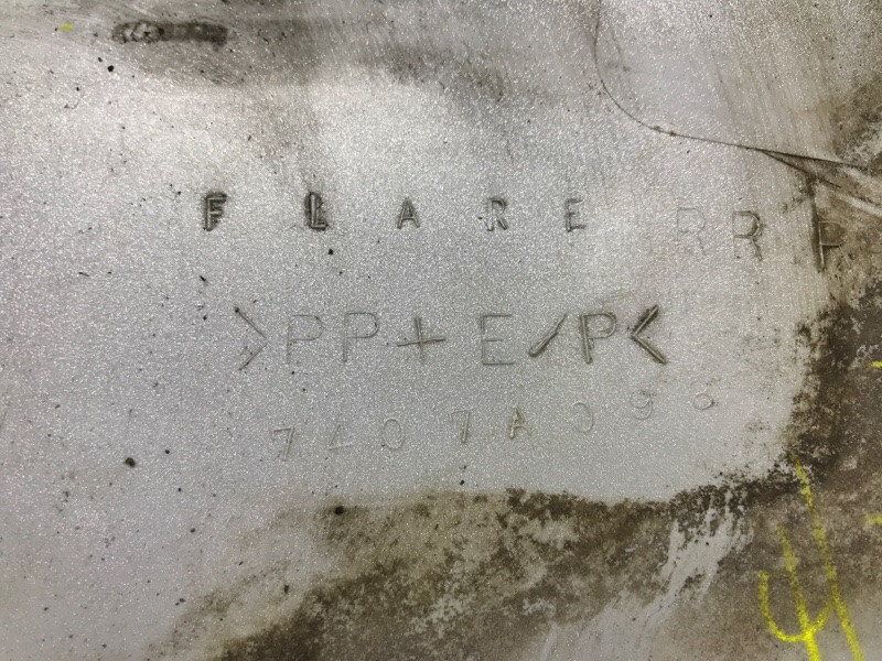 Накладка крыла Mitsubishi Pajero Wagon 4 3.2 ДИЗЕЛЬ 4M41 2006 задн. прав. (б/у) Київ - зображення 5