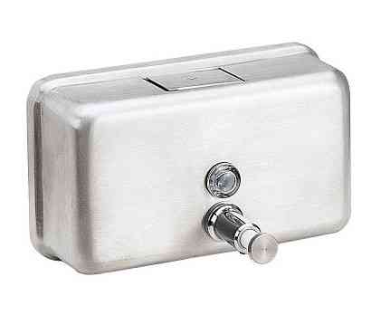 Дозатор жидкого мыла горизонтальный матовый, 1,2 л Київ