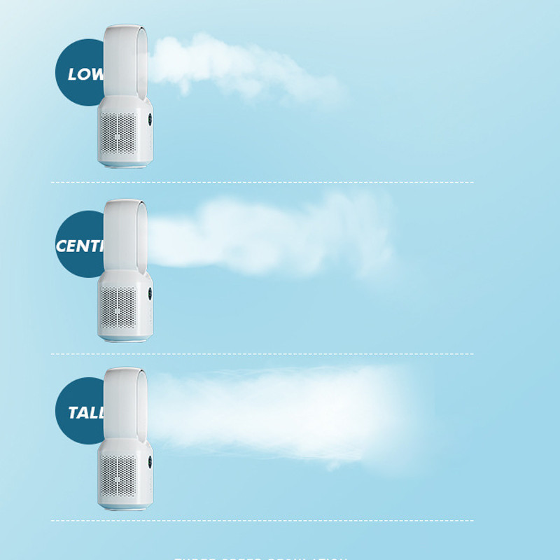 Настольный вентилятор F8 3in1 с Bluetooth-динамиком и ночником 4000mAh Херсон - зображення 3