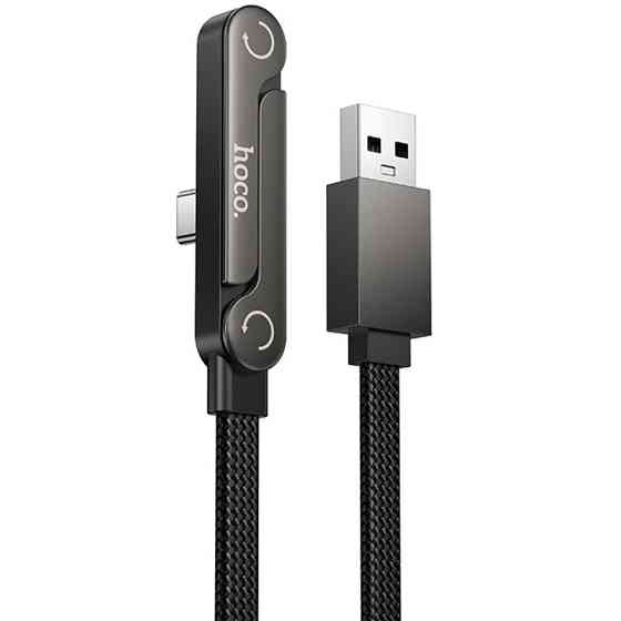 Дата кабель Hoco U150 Exquisite side plug and stand USB to Type-C 36W (1.2m) Херсон