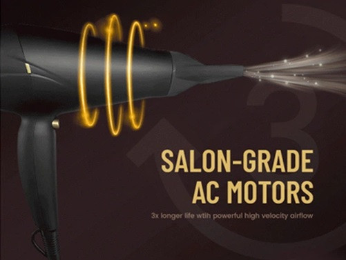 Фен IPARAH P-340 2400 Вт черный Київ - зображення 5