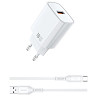 СЗУ WIWU G006 Essen QC3.0 18W GaN (1USB-A) + кабель USB to Type-C Херсон