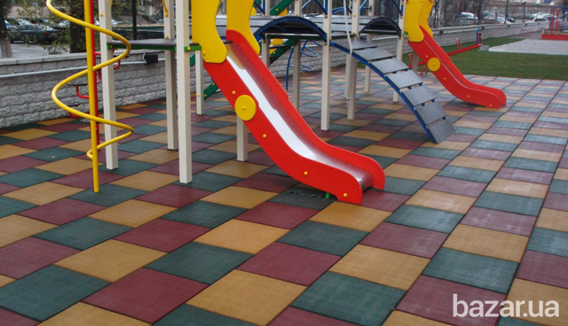 Резиновое напольное покрытие для детских площадок Київ - зображення 4
