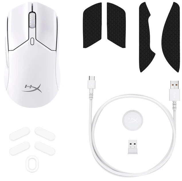 Мышь компьютерная безпроводная HyperX Pulsefire Haste 2 Wireless White 6N0A9AA белая Киев - изображение 8