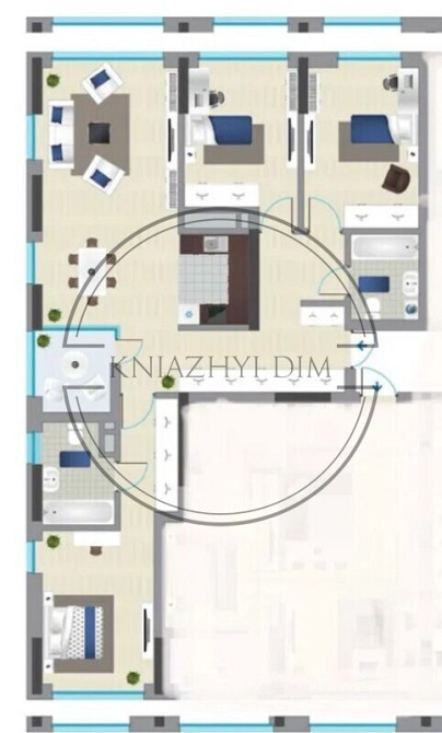 Продаж 4 кімнатної квартири по вул. Зарічна 6/2 ЖК Славутич 21145820 Київ - зображення 3