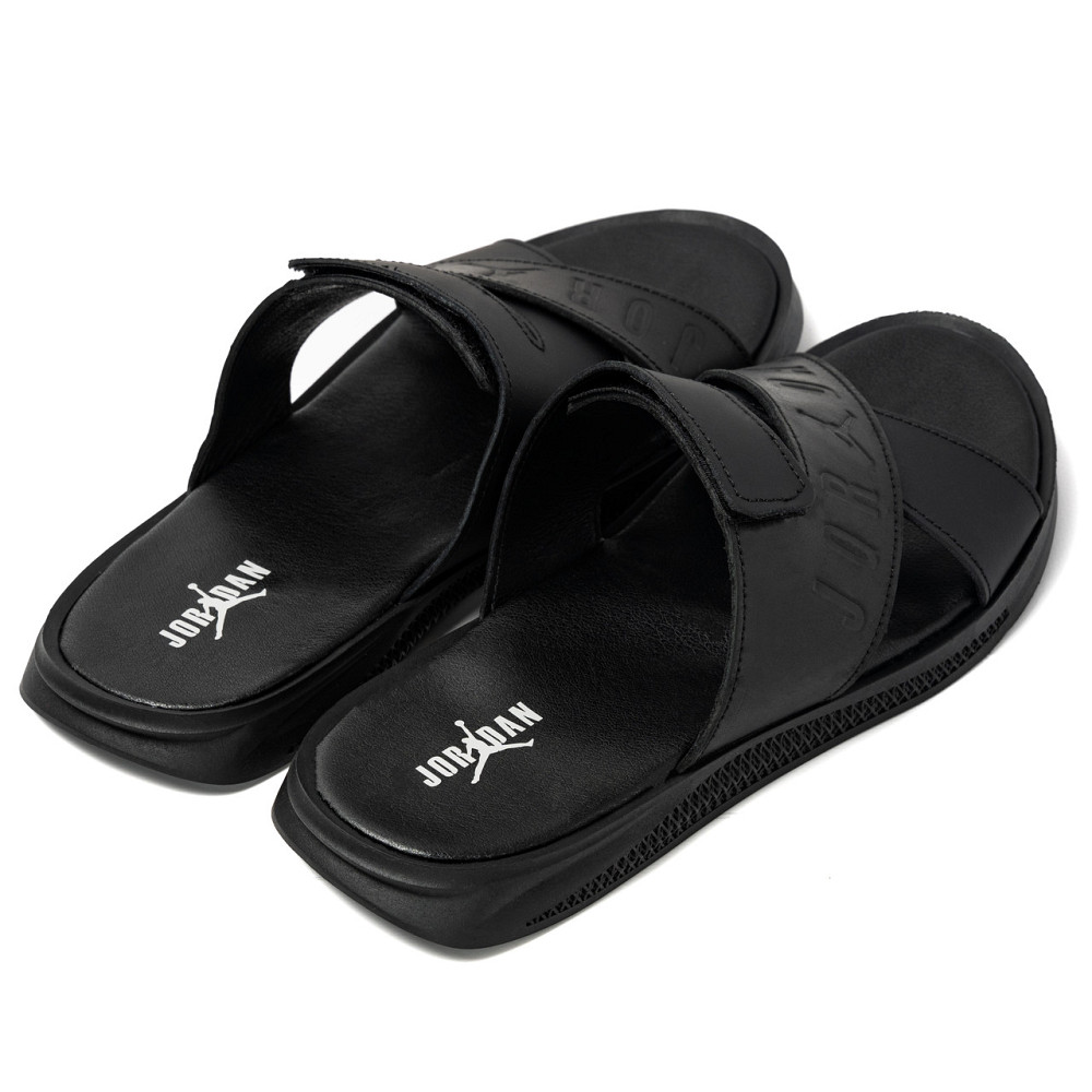 Мужские кожаные  летние шлепанцы-сланцы Jordan Київ - зображення 4