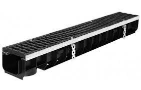 Лоток водоотводный пластиковый Super ЛВ-10.14,5.08 с чугунной решеткой. кл.Е600 Київ - зображення 5