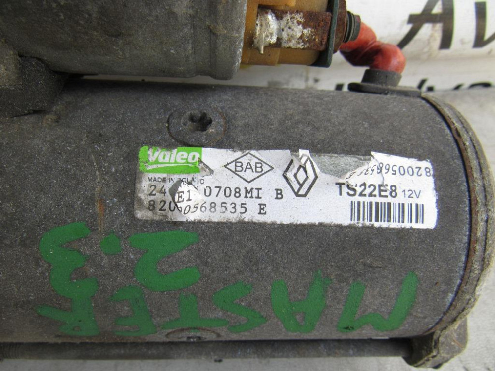 Стартер Renault Master III 2.3 dci 2010-2016 (8200568535) Ковель - зображення 3