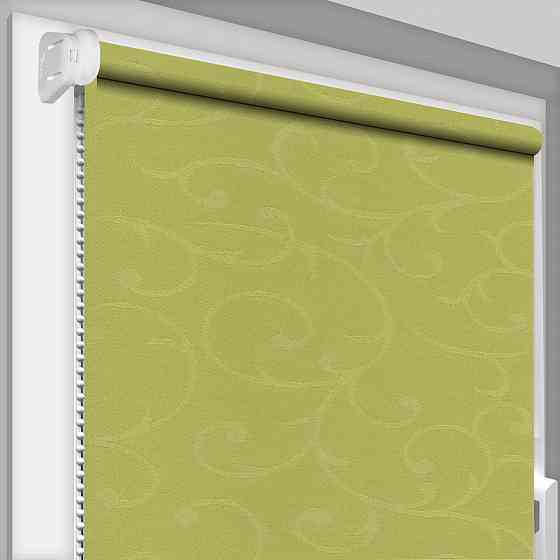 Рулонна штора Rolets Акант 1-2058-875 87.5x170 см відкритого типу Оливкова Киев