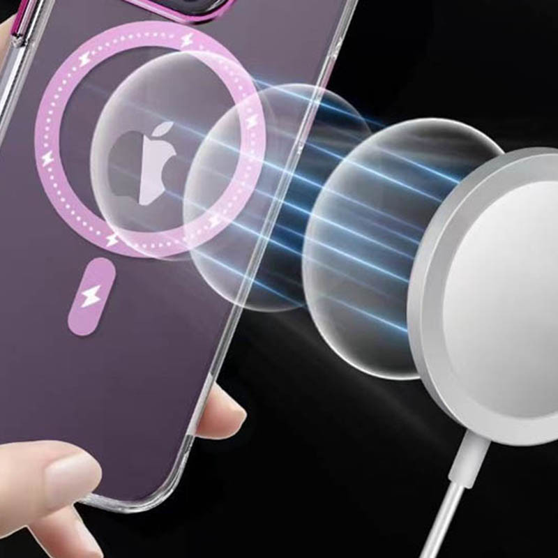Чехол TPU+PC Colorful with Magnetic Fit для Apple iPhone 12 (6.1") Херсон - зображення 3