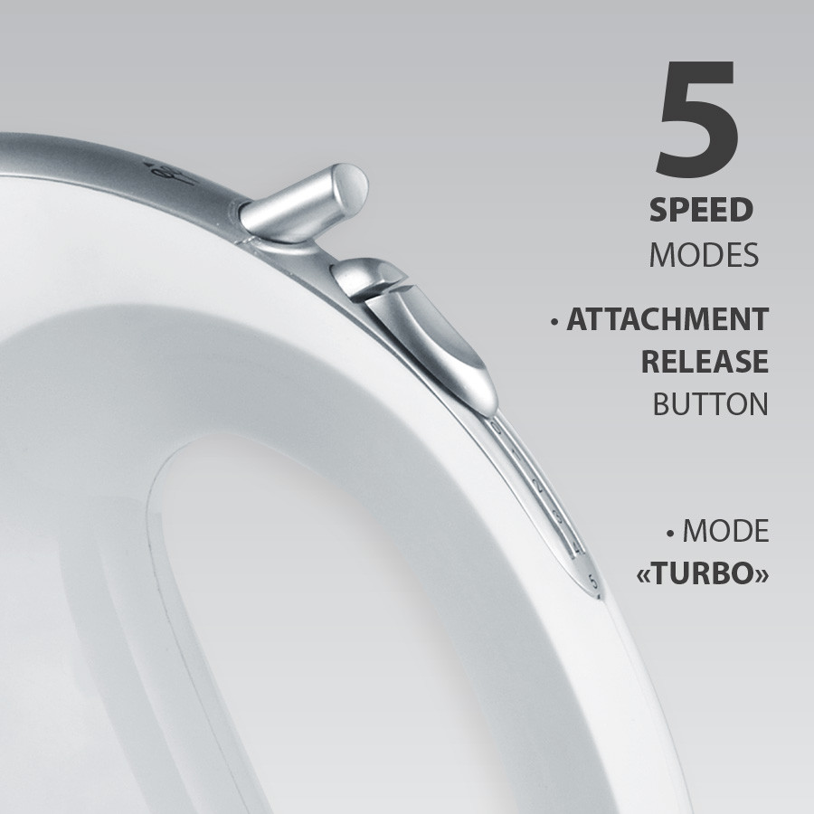 Миксер ручной Maestro MR-506 600 Вт белый Київ - зображення 4