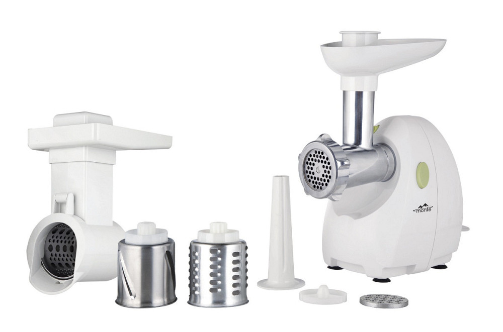 Мясорубка электрическая Monte MT-3111 1900 Вт белая Київ - зображення 1