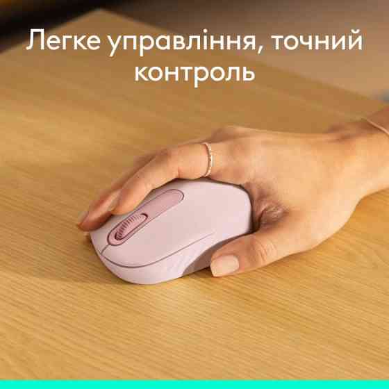 Мышь компьютерная безпроводная Logitech M196 Bluetooth Rose L910-007461 розовая Киев
