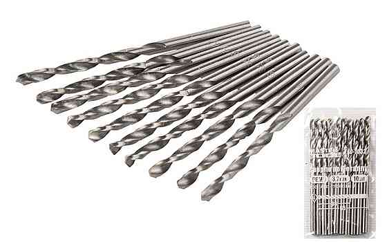 Сверло для металла MASTERTOOL HSS 3.2х65 мм WHITE 10-1032 Харьков