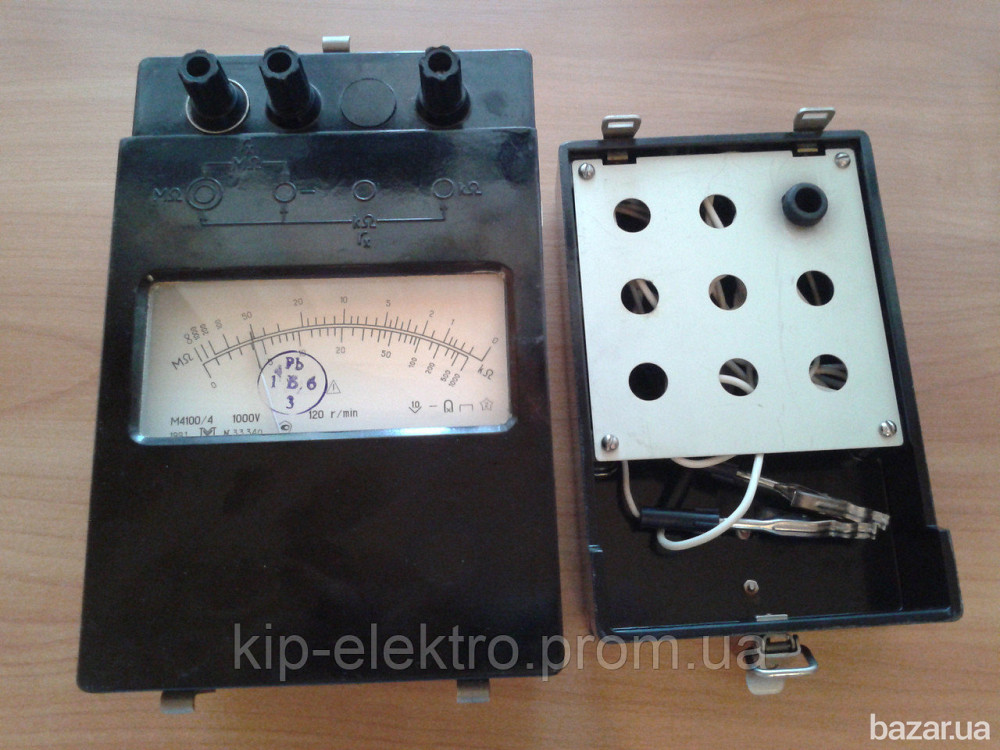 Мегаомметр М4100/4 (М4100/1-5, М-4100/4, М 4100/4, М4100, М-4100, М 4100) Київ - зображення 1