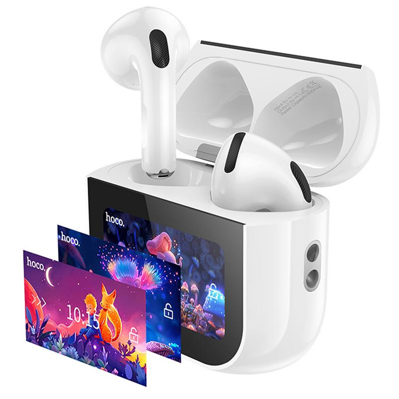 Беспроводные TWS наушники Hoco EW82 Sparkle with Touch Screen Херсон - зображення 1