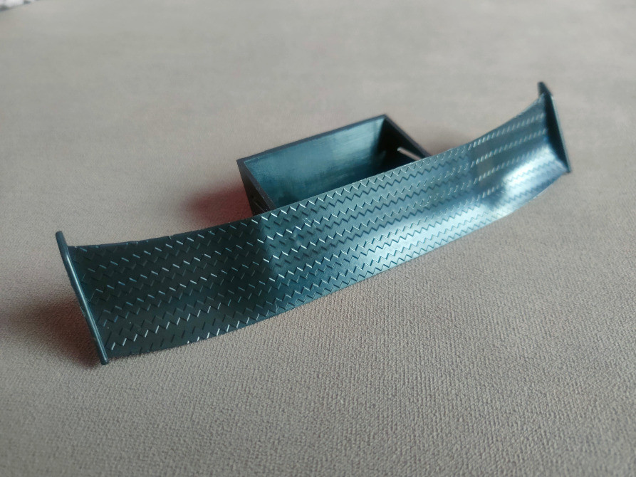 Мини Спойлер на авто Чёрный под карбон с усиленным скотчем Київ - зображення 4