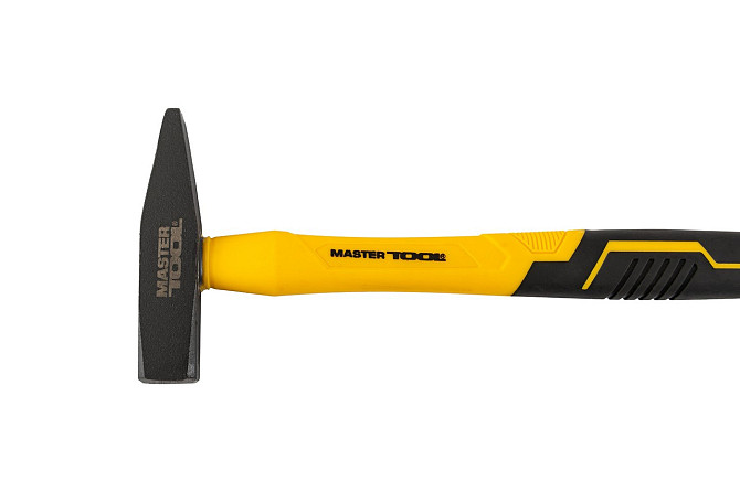 Молоток слесарный MASTERTOOL 300 г HRC 50 рукоятка фиберглассовая 290 мм 02-0903 Харків - зображення 2