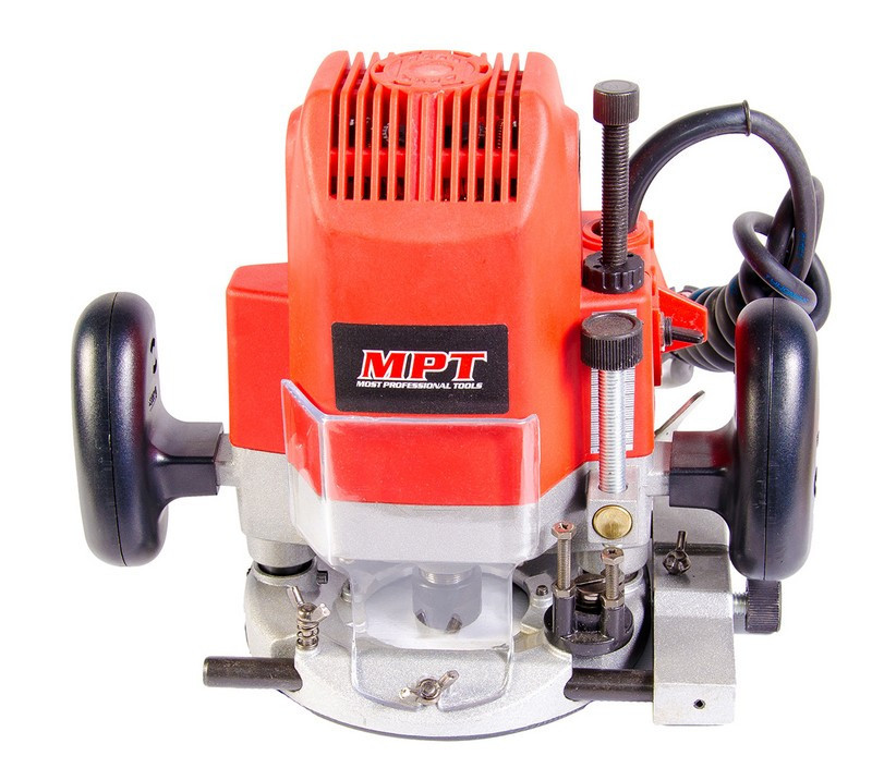 Машина фрезерная MPT PROFI 1800 Вт 23000 об/мин цанга 6-12 мм ход фрезы 65 мм аксессуары 9 шт MRU120 Харків - зображення 1