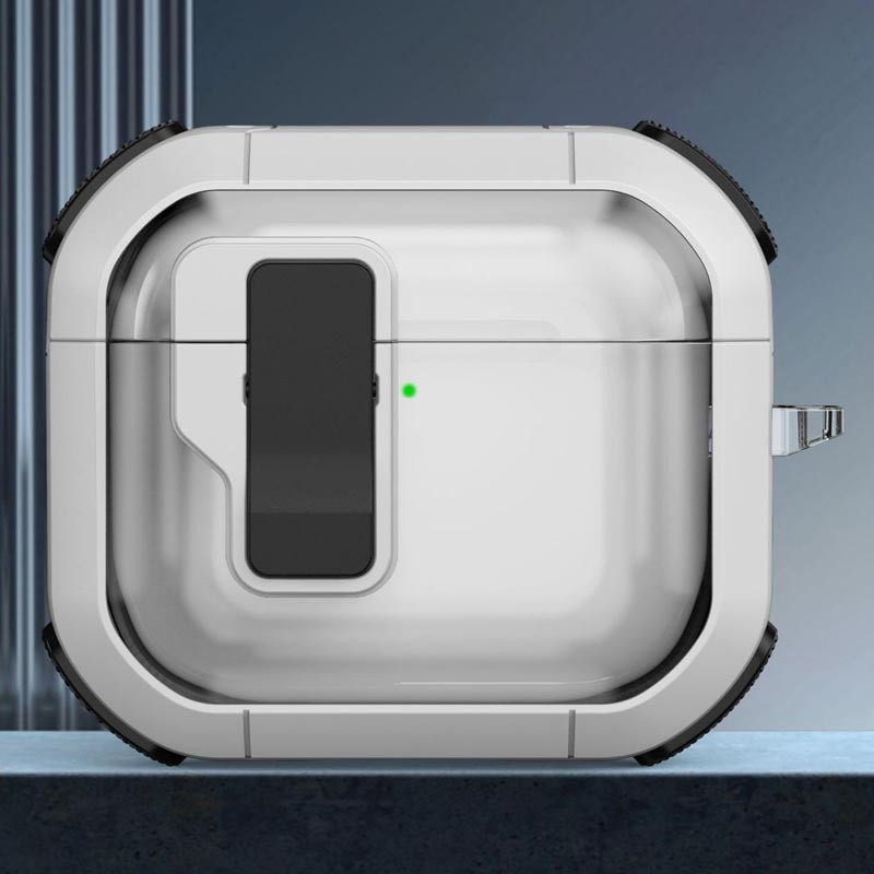 Футляр противоударный Locking Button для наушников Airpods 4 Херсон - зображення 2