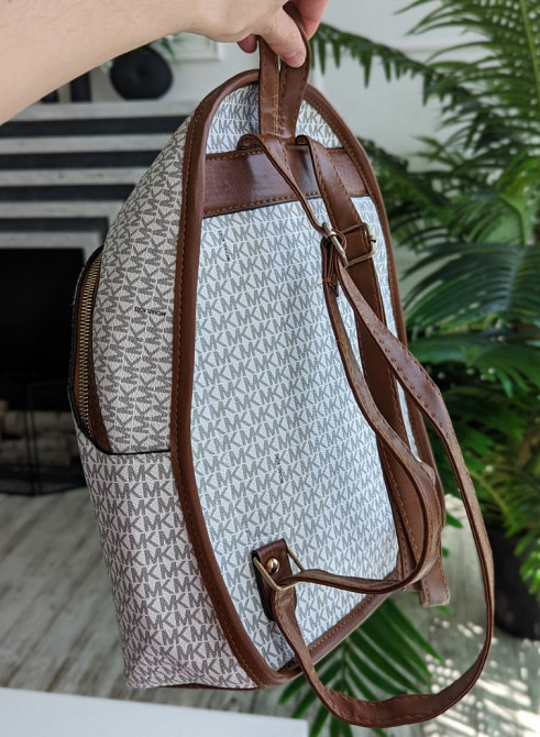 рюкзак міський світлий та темний Michael Kors великий місткий AN15 Вінниця - зображення 6