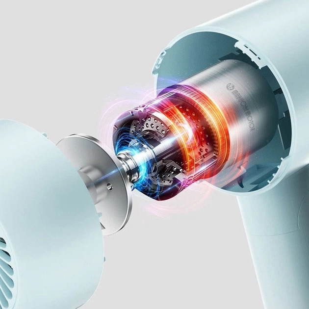Фен Enchen Hair dryer AIR 2 Plus 1800 Вт голубой Киев - изображение 4