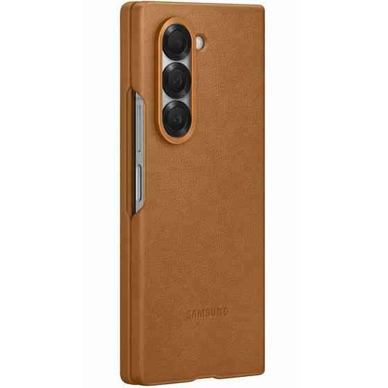 Уценка Кожаный чехол Leather Case (AAA) для Samsung Galaxy Z Fold6 Херсон