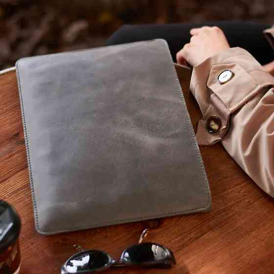 Чехол для ноутбука винтажный Incarne Gamma Plus MacBook Pro 14" 2021-2025 gamma-plus-gray-vintage-pr Київ