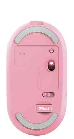 Мышь компьютерная безпроводная Trust Puck Rechargeable Ultra-Thin BT WL Silent Pink 24125_TRUST розо Киев