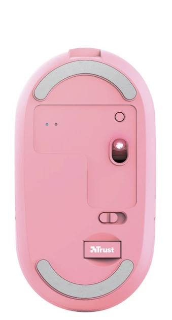 Мышь компьютерная безпроводная Trust Puck Rechargeable Ultra-Thin BT WL Silent Pink 24125_TRUST розо Киев - изображение 4