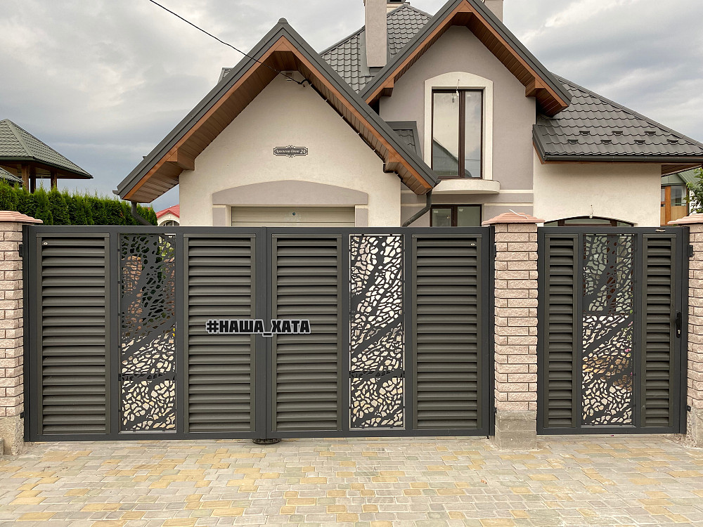 Ворота огорожі - паркан від виробника Наша Хата. Запорожье - изображение 3