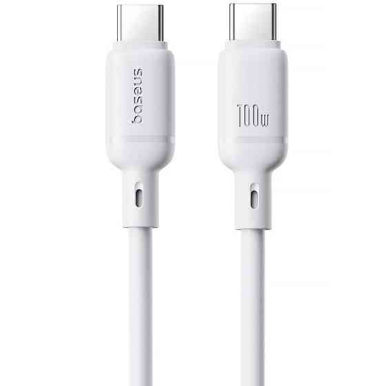 Дата кабель Baseus Silky Series OS Fast Charging Type-C to Type-C 100W (2m) (P10377704) Херсон