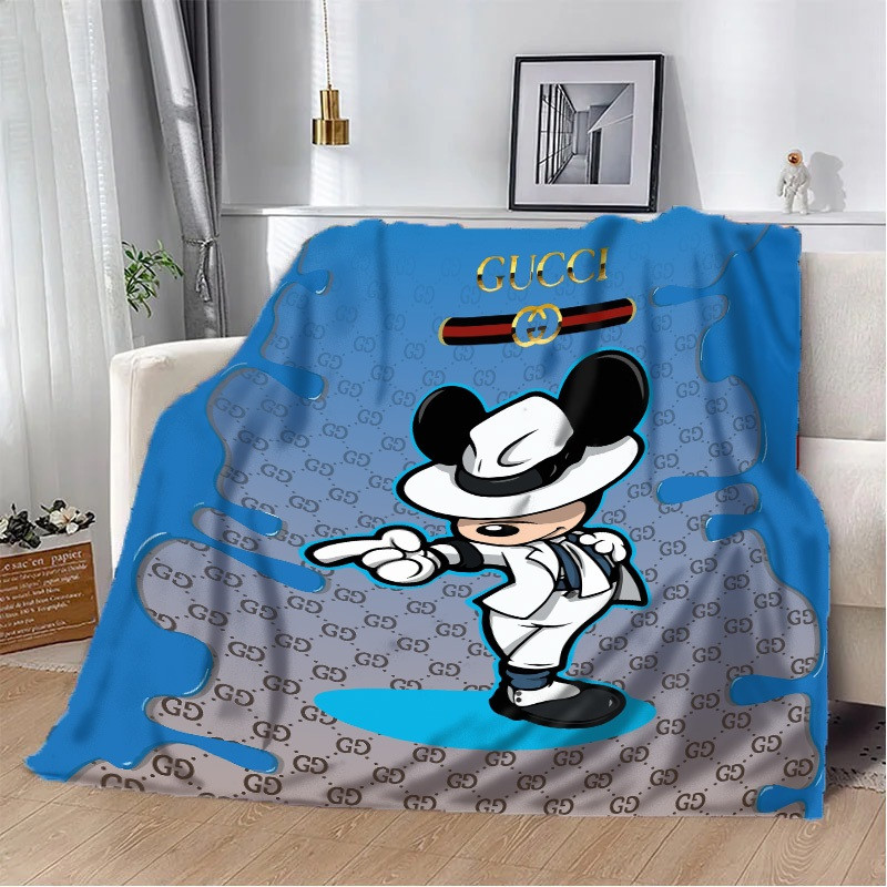 Плед 3D Магічний Мікі Маус в cвіті Gucci 20222350_A 10646 160х200 см Київ - зображення 1