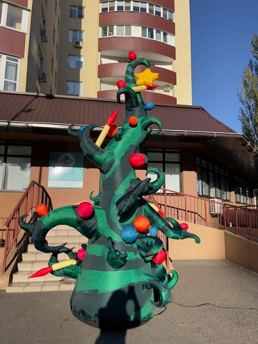 Ёлка надувная новогодняя декорация Киев - изображение 1