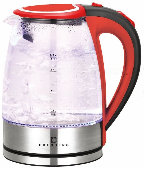 Електрочайник Edenberg EB-83556-Red 1.7 л красный Киев - изображение 1