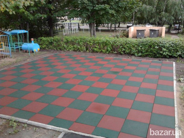 Плитка резиновая для пола и детских площадок. Бровари - зображення 2