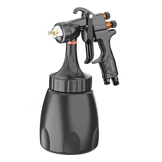 Пистолет окрасочный пневматический LVMP ниж.пласт.бачок 1000мл, форсунка-1,7мм AUARITA LION-D-1.7LM Харьков