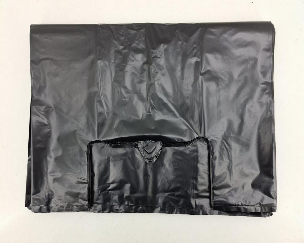 Пакет майка без рисунка Супер Багажка ЧЕРНАЯ 85 (55*85) (25 шт) Харьков - изображение 2